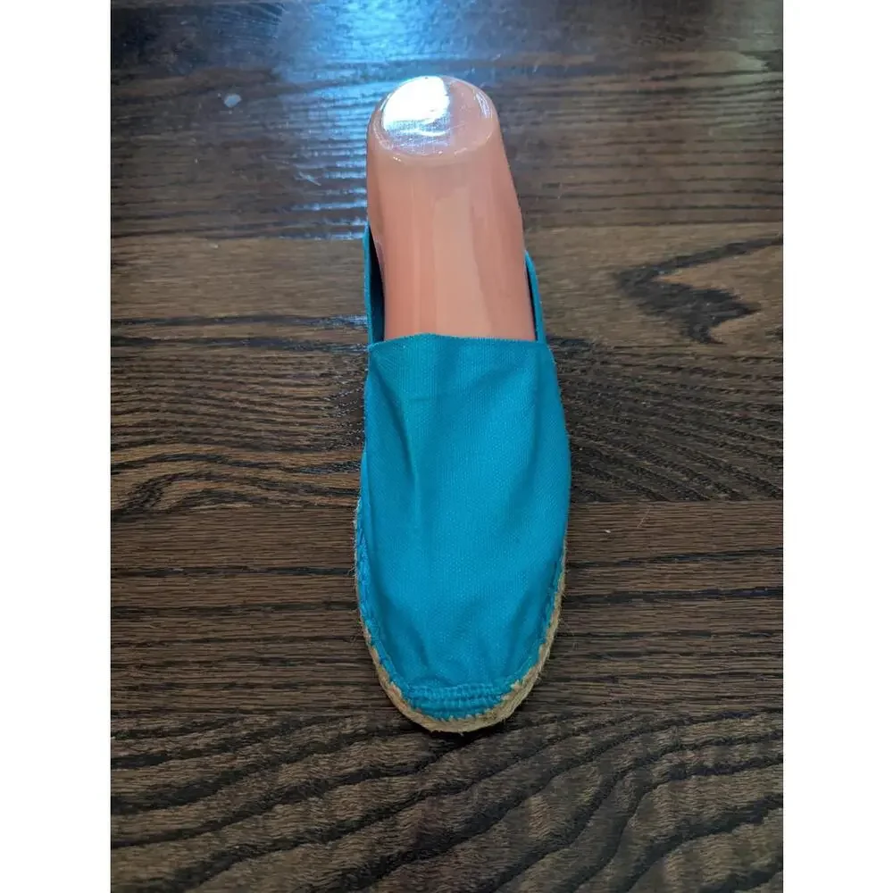 Vintage NEW Newport News Navy‎ Fabric Espadrilles POOL Size 7